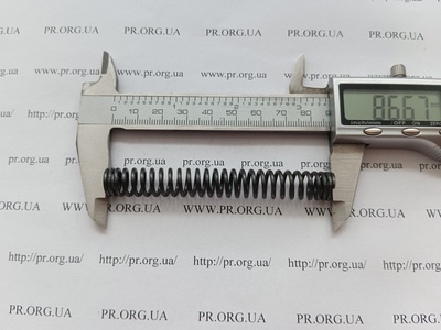 Пружина сжатия 1,6 х 11,4 х 86 (Артикул: G2212)