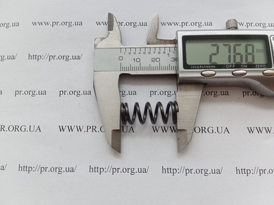 Пружина сжатия 1,6 х 11,2 х 27,5 (Артикул: G2213)