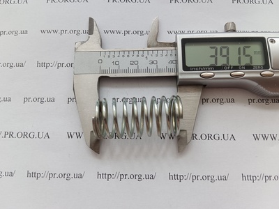 Пружина стиснення 1,6 х 19,8 х 39 (Артикул: G2215)