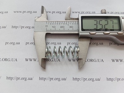 Пружина сжатия 1,6 х 13,4 х 35 (Артикул: G2217)