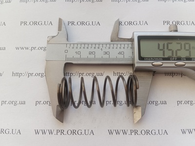Пружина сжатия 1,5 х 20 х 45 (Артикул: G2221)