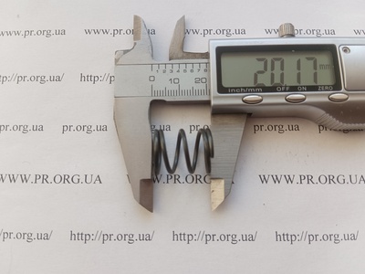 Пружина сжатия 1,5 х 15,8 х 20 (Артикул: G2224)
