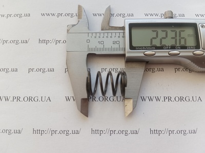 Пружина сжатия 1,5 х 15,2 х 22 (Артикул: G2225)