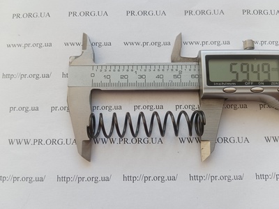 Пружина сжатия 1,5 х 14 х 59,5 (Артикул: G2229)
