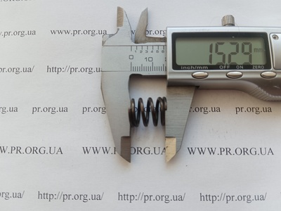 Пружина сжатия 1,5 х 13 х 15 (Артикул: G2233)