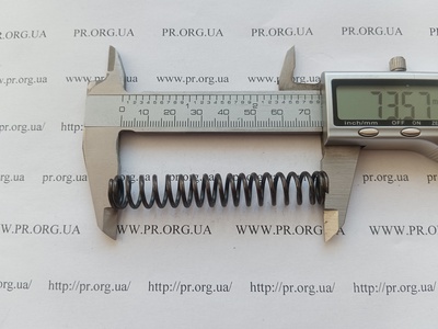 Пружина сжатия 1,5 х 12 х 73,5 (Артикул: G2234)
