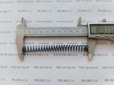 Пружина сжатия 1,5 х 10 х 103 (Артикул: G2238)