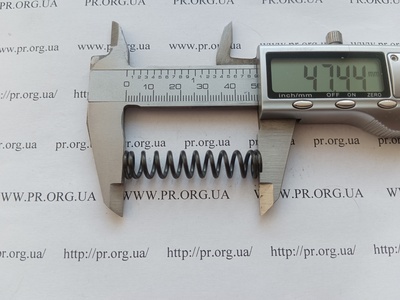 Пружина стиснення 1,5 х 10 х 47,5 (Артикул: G2239)