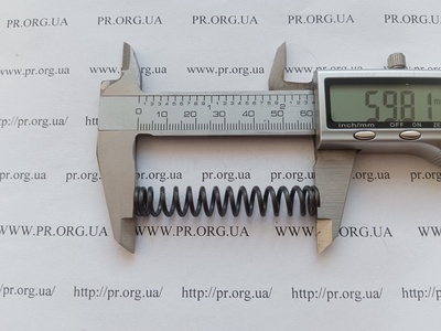 Пружина сжатия 1,5 х 10,2 х 59,5 (Артикул: G2240)