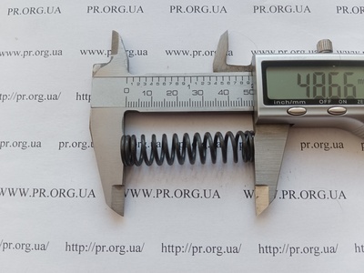 Пружина сжатия 1,5 х 12 х 48,5 (Артикул: G2241)