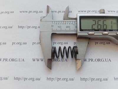 Пружина сжатия 1,5 х 13 х 26,5 (Артикул: G2244)