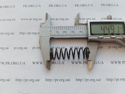 Пружина сжатия 1,5 х 14 х 44,5 (Артикул: G2245)