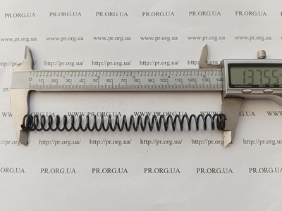 Пружина стиснення 1,4 х 11,6 х 137,5 (Артикул: G2248)