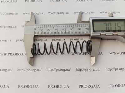 Пружина сжатия 1,4 х 15,5 х 70 (Артикул: G2249)