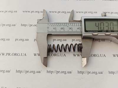 Пружина стиснення 1,4 х 10 х 40 (Артикул: G2250)