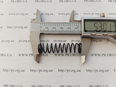 Пружина сжатия 1,4 х 13,2 х 53 (Артикул: G2254)