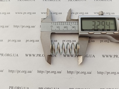 Пружина стиснення 1,4 х 15,4 х 33 (Артикул: G2256)