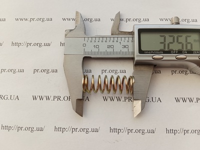 Пружина сжатия 1,3 х 12 х 32 (Артикул: G2258)
