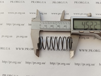 Пружина стиснення 1,3 х 18,4 х 45 (Артикул: G2259)