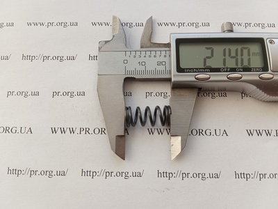 Пружина стиснення 1,3 х 10 х 21 (Артикул: G2262)