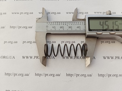 Пружина сжатия 1,3 х 15 х 45 (Артикул: G2265)