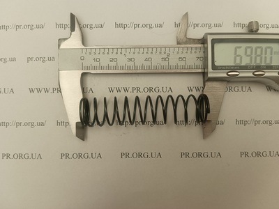 Пружина сжатия 1,2 х 16,8 х 69,5 (Артикул: G2274)
