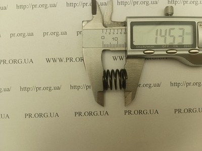 Пружина сжатия 1,2 х 14,4 х 14,5 (Артикул: G2278)