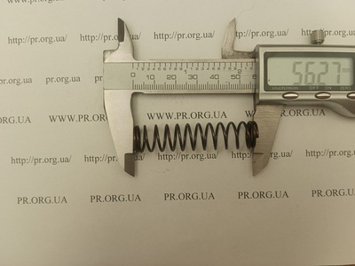 Пружина сжатия 1,2 х 13 х 56 (Артикул: G2281)