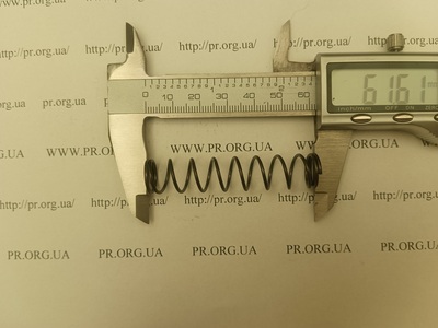 Пружина сжатия 1,2 х 13 х 61,5 (Артикул: G2282)