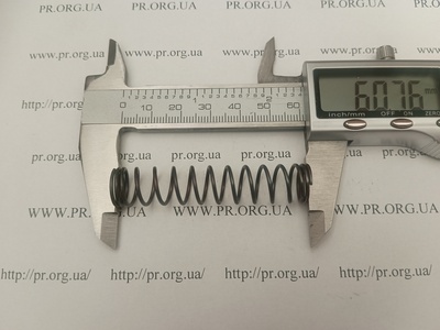 Пружина сжатия 1,2 х 12,6 х 60 (Артикул: G2290)