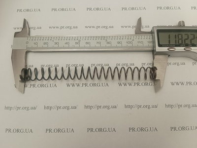Пружина сжатия 1,2 х 12,2 х 118 (Артикул: G2291)