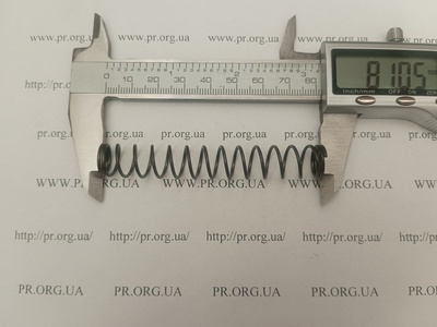 Пружина сжатия 1,2 х 12,4 х 81 (Артикул: G2292)