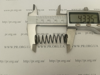 Пружина сжатия 1,2 х 12,6 х 43 (Артикул: G2293)