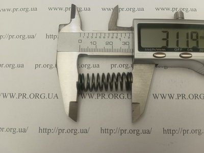 Пружина сжатия 1,2 х 11 х 31 (Артикул: G2300)