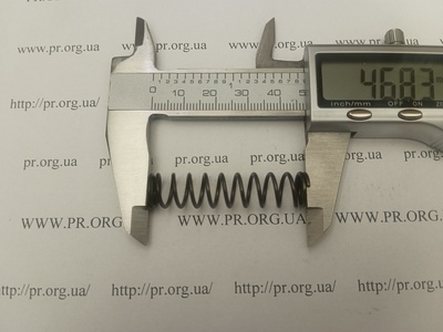 Пружина сжатия 1,2 х 10,6 х 46,5 (Артикул: G2304)