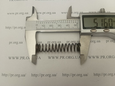 Пружина сжатия 1,2 х 10,4 х 51,5 (Артикул: G2306)