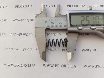 Пружина сжатия 1,2 х 10,4 х 25 (Артикул: G2312)
