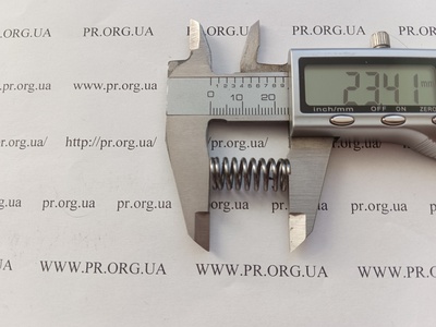 Пружина сжатия 1,2 х 10 х 23,5 (Артикул: G2313)