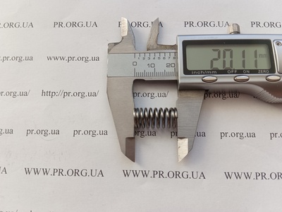 Пружина сжатия 1,2 х 10 х 20 (Артикул: G2314)