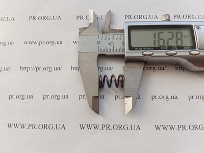 Пружина стиснення 1,2 х 9 х 16 (Артикул: G2316)