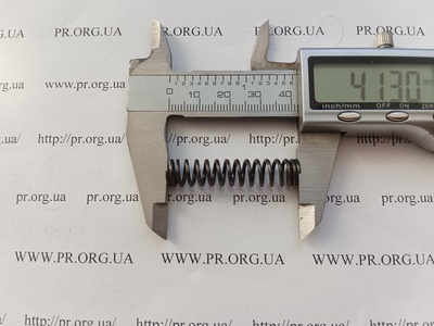 Пружина стиснення 1,2 х 9 х 41 (Артикул: G2318)