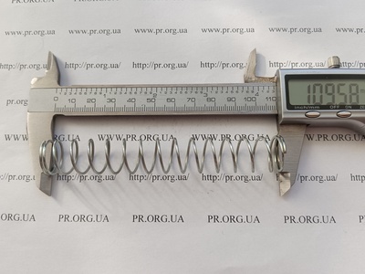 Пружина сжатия 1,2 х 17 х 109 (Артикул: G2325)