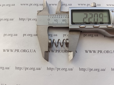 Пружина сжатия 1,2 х 9,8 х 22 (Артикул: G2331)