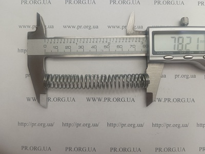 Пружина стиснення 1 х 11,3 х 78 (Артикул: G2341)