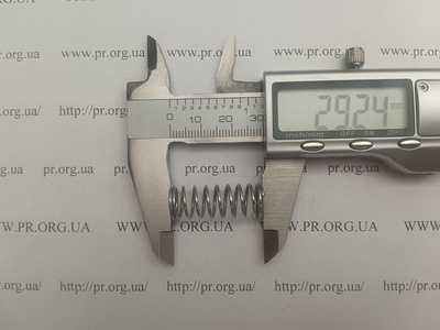 Пружина сжатия 1 х 11 х 29 (Артикул: G2342)