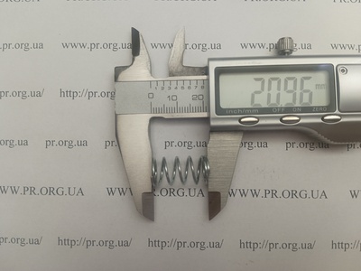 Пружина сжатия 1 х 11 х 21 (Артикул: G2343)