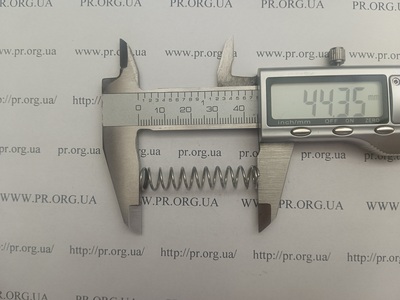 Пружина сжатия 1 х 9 х 44 (Артикул: G2347)