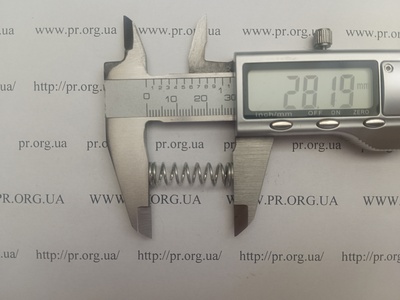 Пружина стиснення 1 х 8 х 28 (Артикул: G2349)