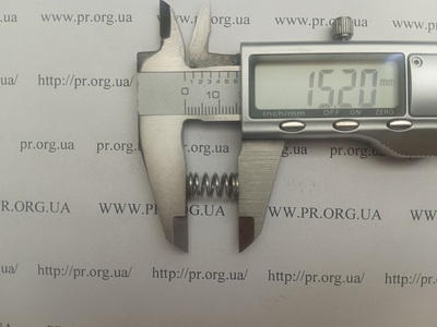 Пружина сжатия 1 х 8 х 15 (Артикул: G2350)