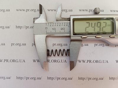 Пружина сжатия 1 х 8 х 25 (Артикул: G2359)